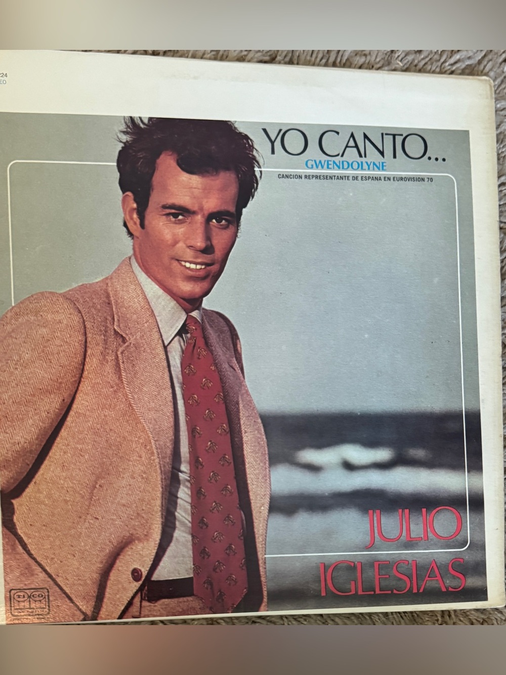 1969 Julio Iglesias 'Yo Canto' Vinyl Gwendolyn Rare